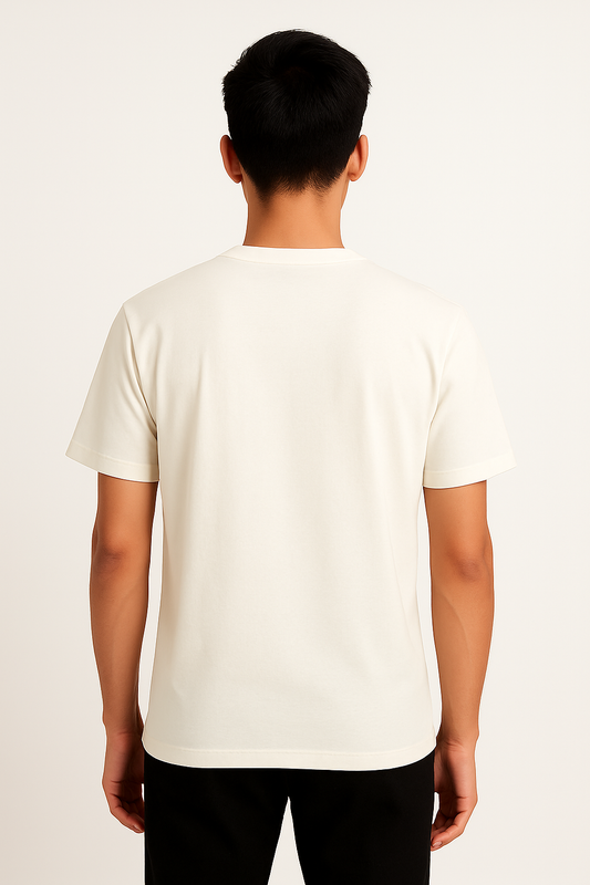 Timeless Regular Fit Tee – Off White (210 GSM)
