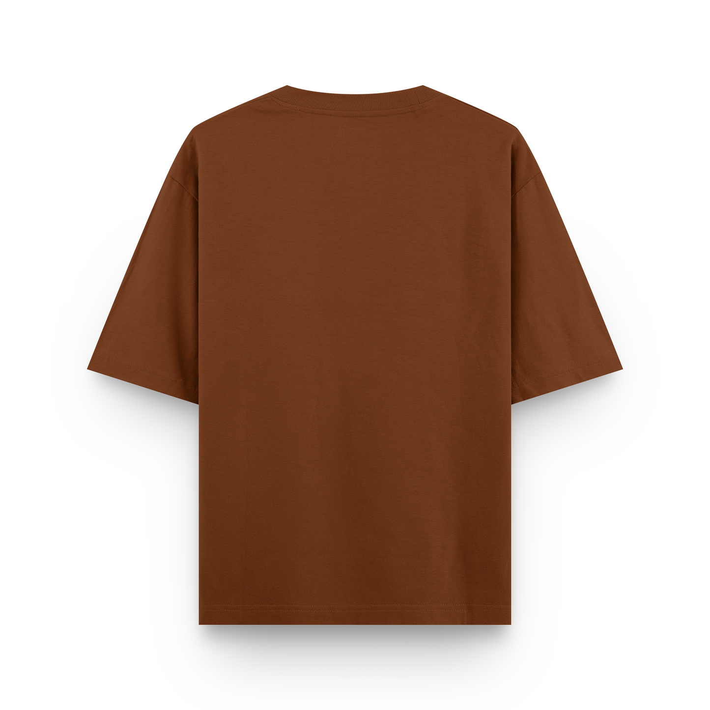 Timeless Oversized Tee – Brown (240 GSM)