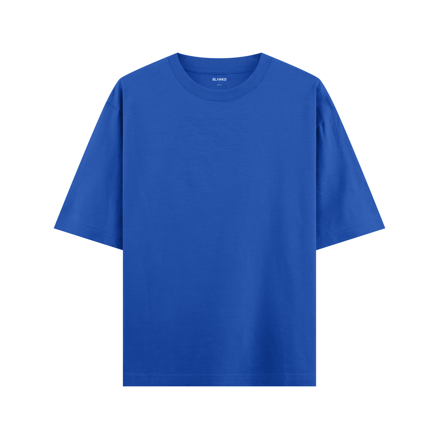 Timeless Oversized Tee – Royal Blue (240 GSM)