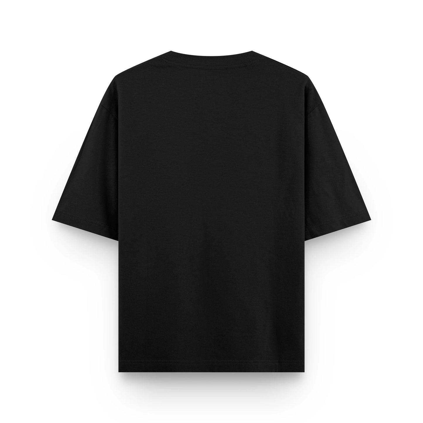 Timeless Oversized Tee – Black (240 GSM) BLANKD