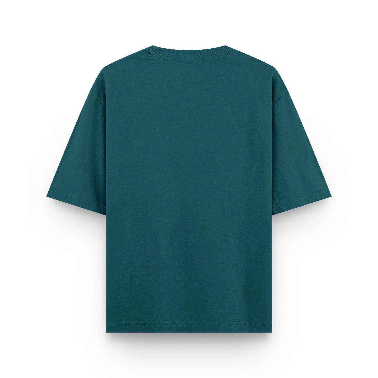 Timeless Oversized Tee – Teal Blue (240 GSM) BLANKD