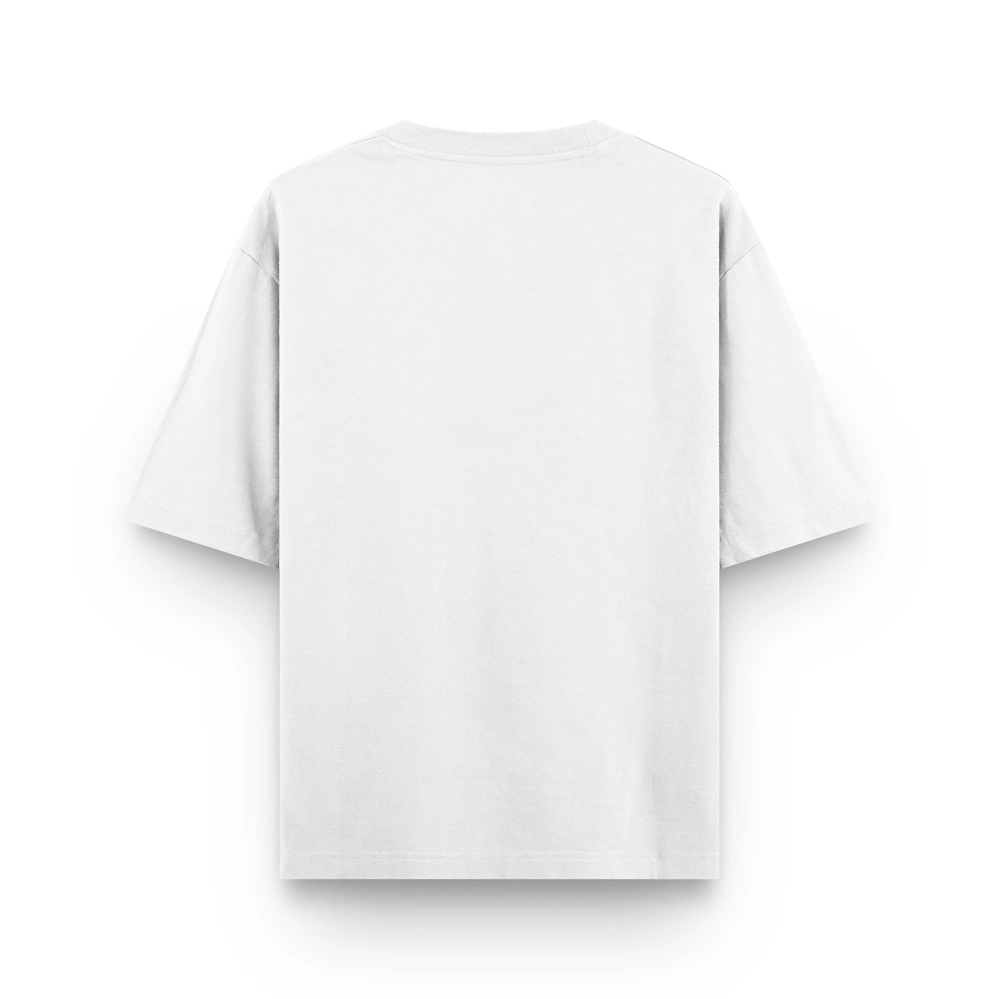 Timeless Oversized Tee – White(240 GSM) BLANKD