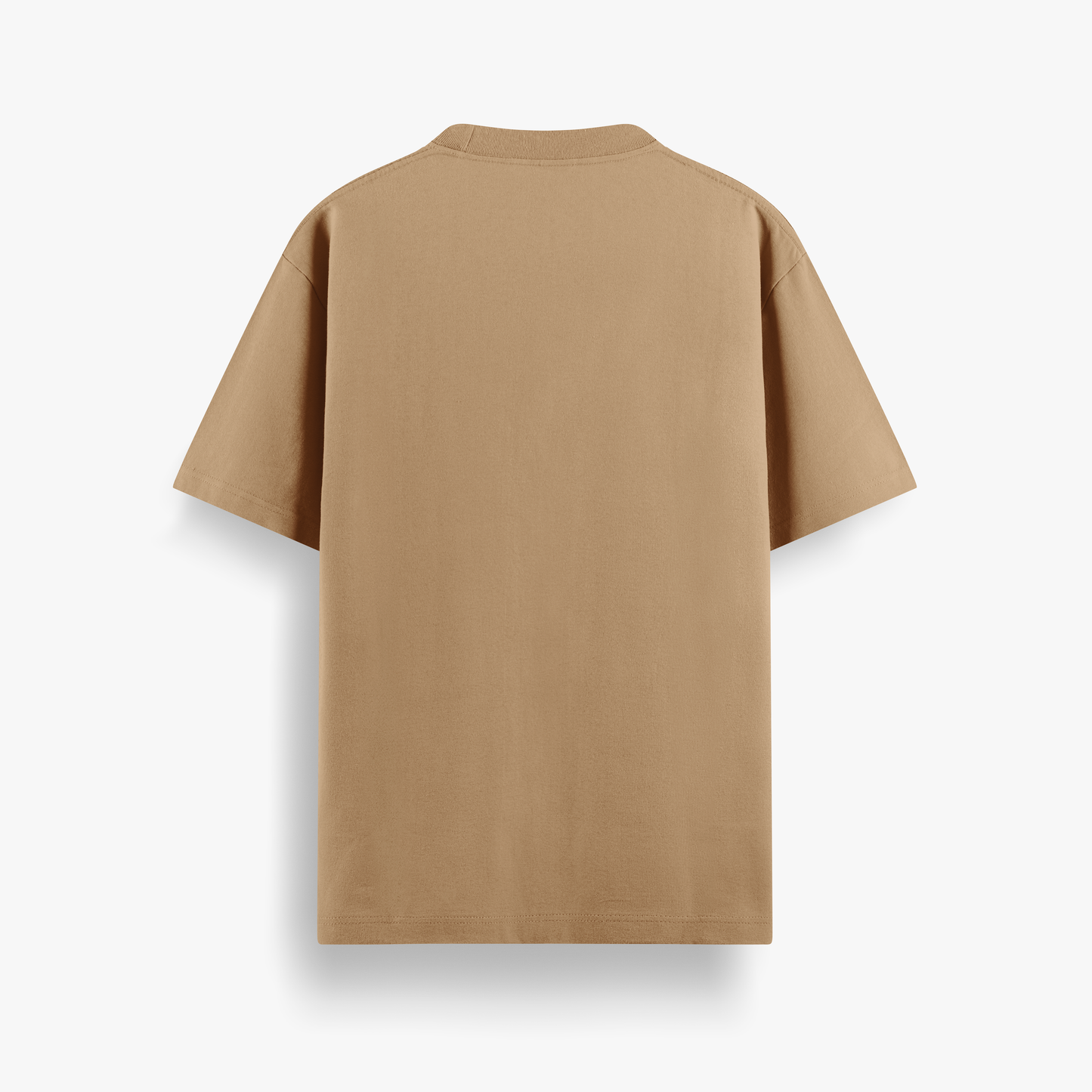 Timeless Regular Fit Tee – Beige (210 GSM)