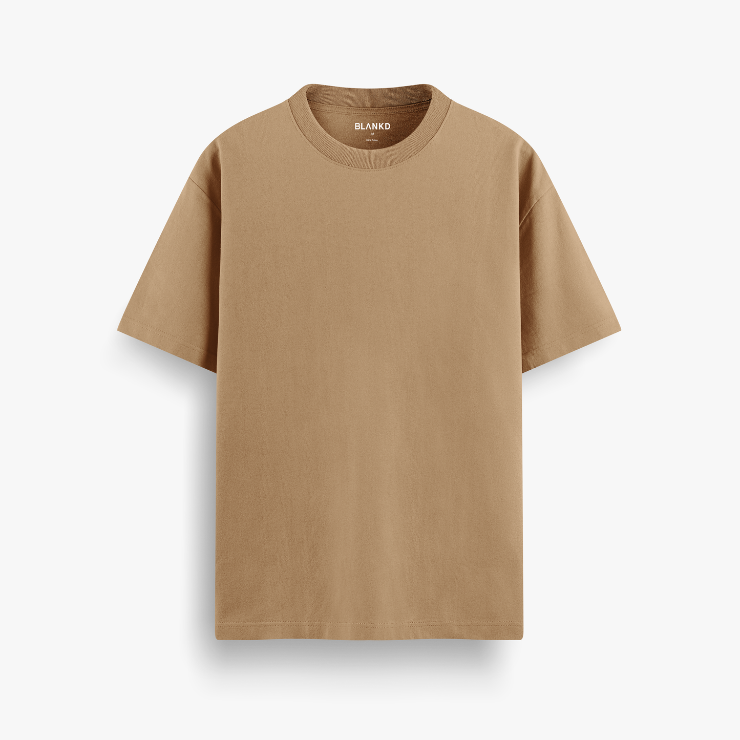 Timeless Regular Fit Tee – Beige (210 GSM)