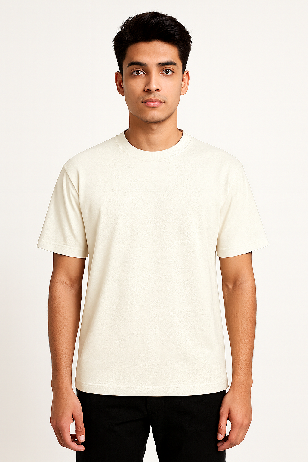 Timeless Regular Fit Tee – Off White (210 GSM)