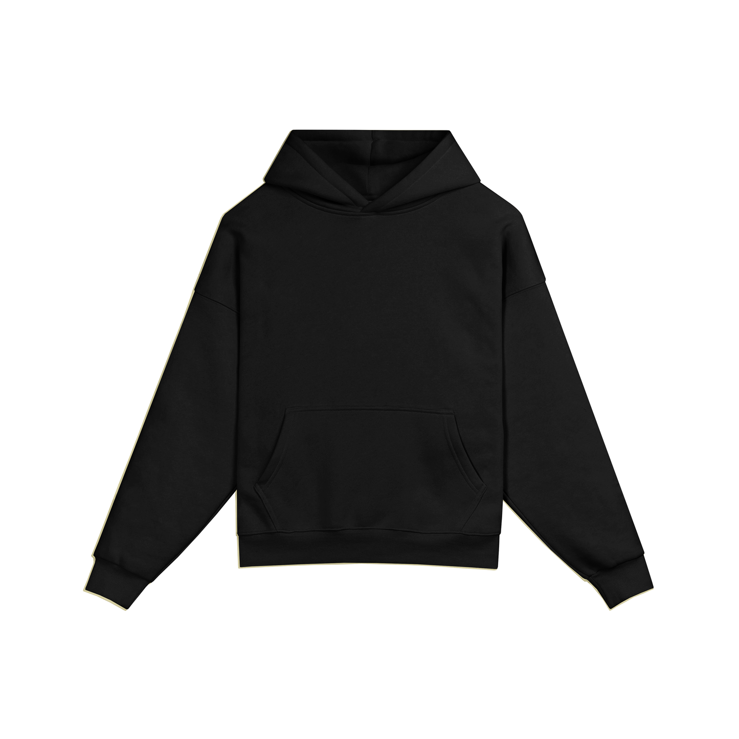 Timeless Oversized Hoodie – Black (350 GSM)