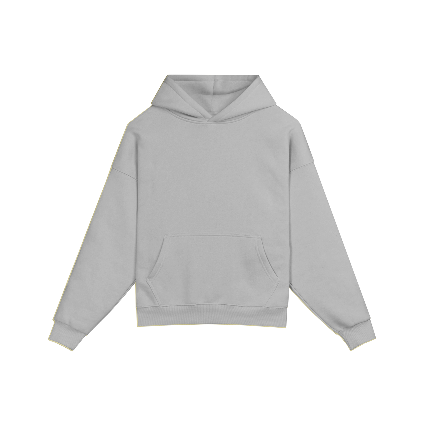 Timeless Oversized Hoodie – Light Grey (350 GSM)