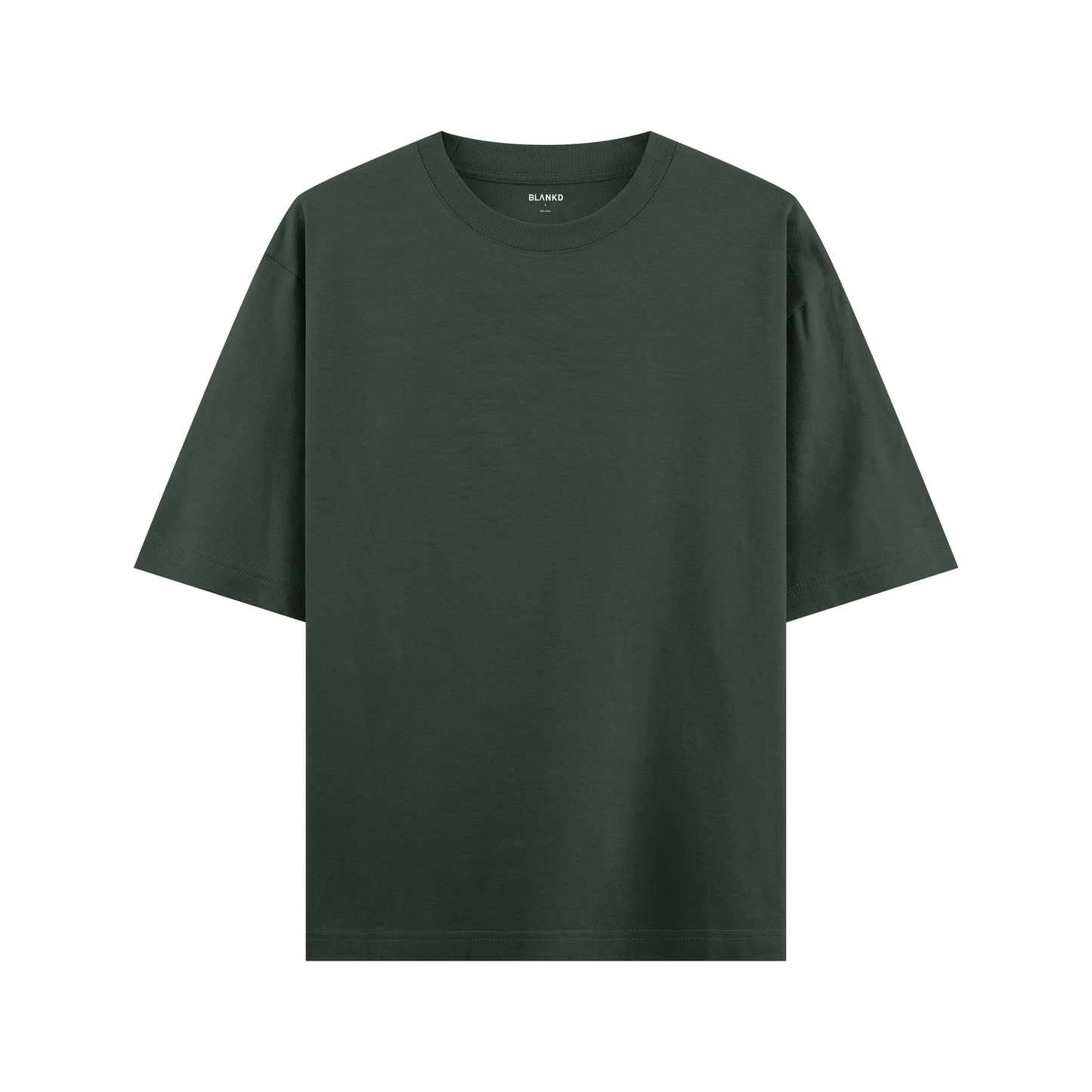 Timeless Oversized Tee – Forest Green (240 GSM)