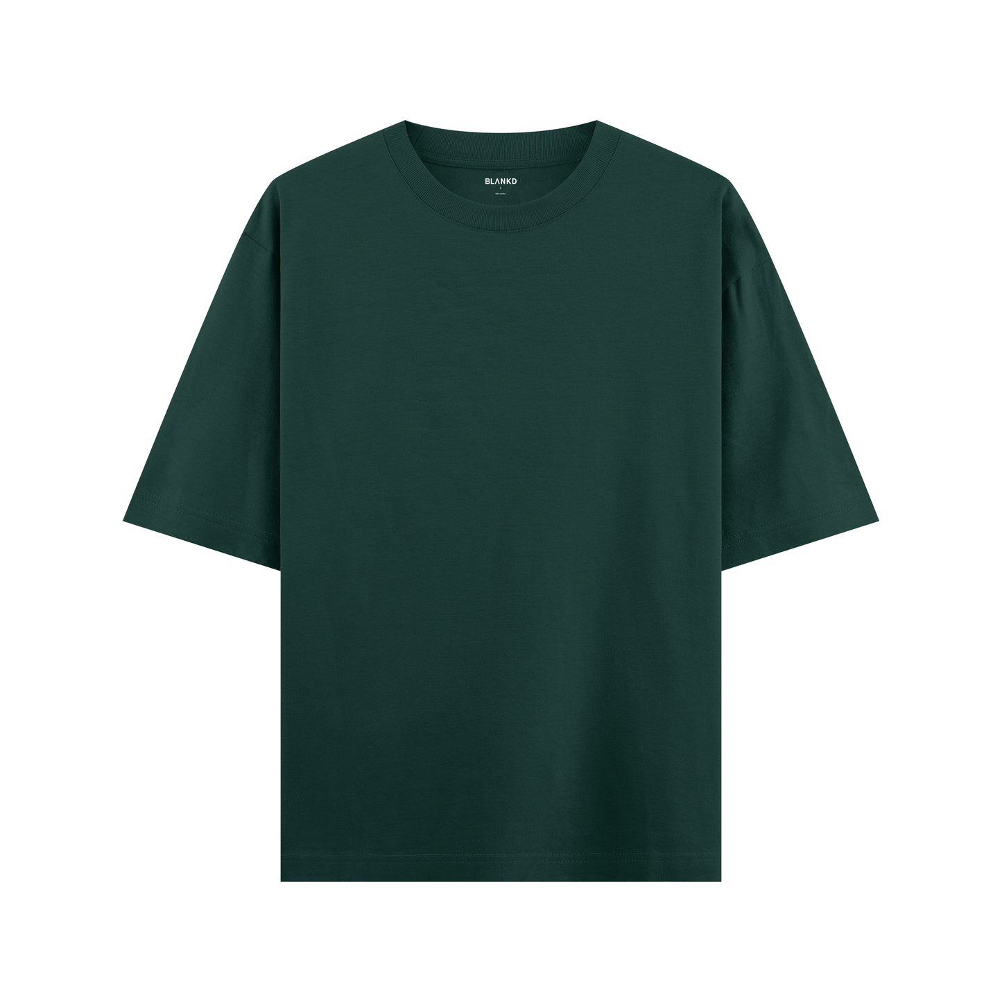 Timeless Oversized Tee – Dark Green (240 GSM)