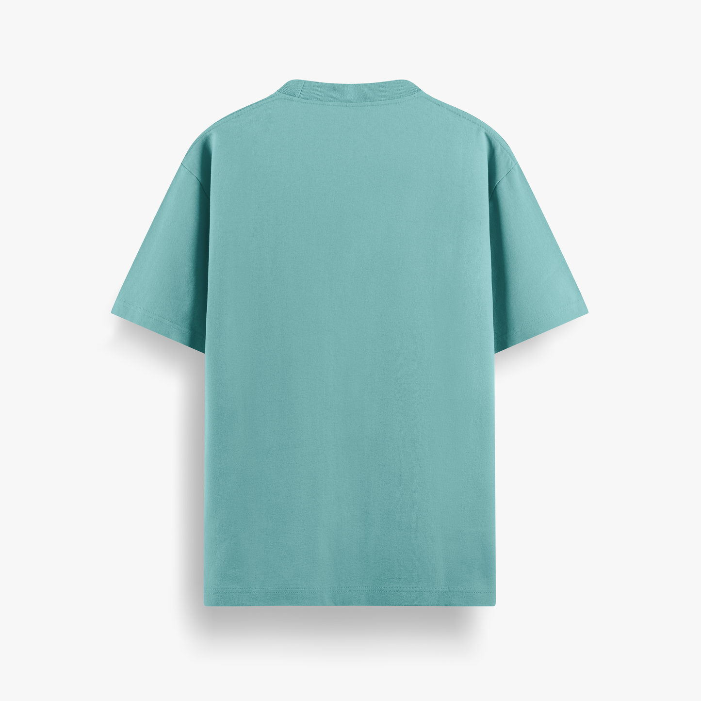 Timeless Regular Fit Tee – Aqua Blue (210 GSM)